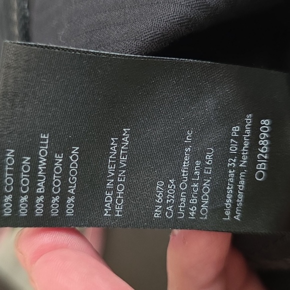 We The Free Black Distressed Denim Shorts - Picture 9 of 9